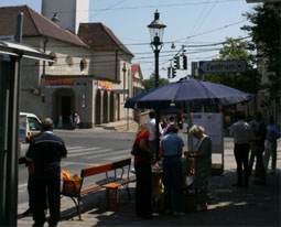 Infostand Maurer Hauptplatz