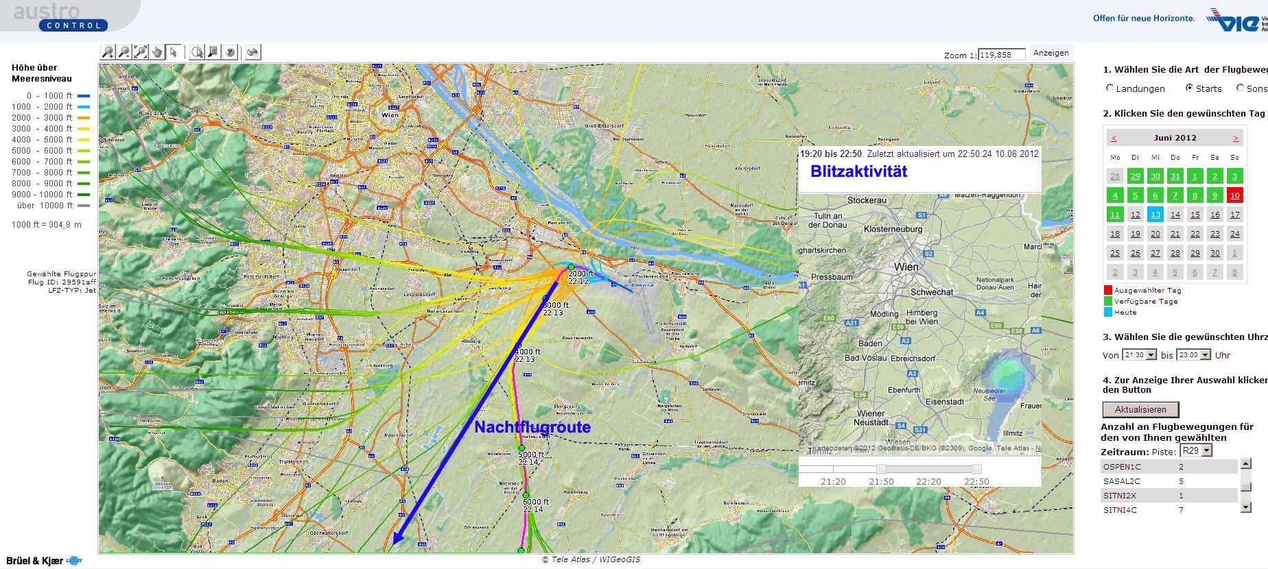 Nachtflugregelung wegen Verkehrsstau(?) ignoriert